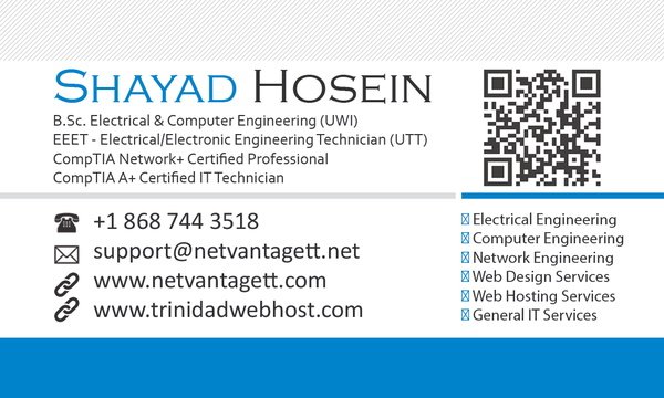 Trinidad Web Host Contact Information